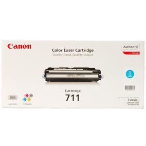 Картридж Canon 711C [1659B002], оригинальный, cyan (голубой), ресурс 6000 стр., цена — 11990 руб.