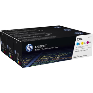 Набор картриджей HP (Hewlett-Packard) U0SL1AM (№131A), оригинальный, multipack (набор), ресурс 3 x 1800 стр., цена — 26660 руб.