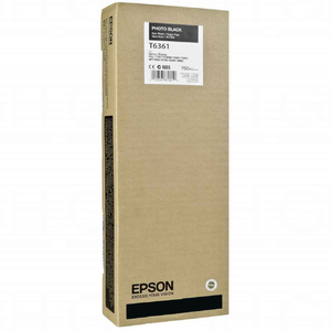 Картридж повышенной емкости Epson C13T636100 (T6361), оригинальный, черный для печати на глянцевых носителях, 700 мл., для Epson Stylus Pro 7890/7900/9890/9900; WT7900