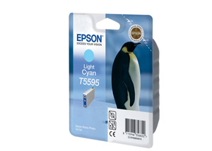 Картридж Epson c13t55954010 (T5595), оригинальный, cyan light (светло-голубой), ресурс 400, цена — 1550 руб.