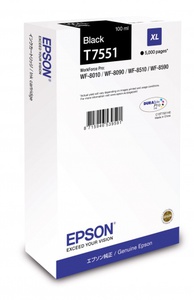 Картридж Epson c13t755140 (T7551), оригинальный, black (черный), ресурс 5000 стр., цена — 11220 руб.