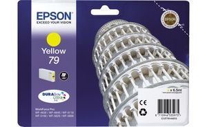 Картридж Epson C13T79144010 (T7914), оригинальный, yellow (желтый), ресурс 800, цена — 4070 руб.