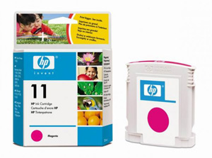 Картридж HP C4837A (№11), оригинальный, magenta (пурпурный), ресурс 1750 стр., для HP Business InkJet 1000/1100/1200/2200/2230/2250/2280/2300/2600/2800; Color InkJet CP1700; OfficeJet 9110/9120/9130; 