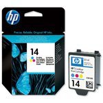 Картридж HP (Hewlett-Packard) C5010DE (№14), оригинальный, CMY (цветной), ресурс 400