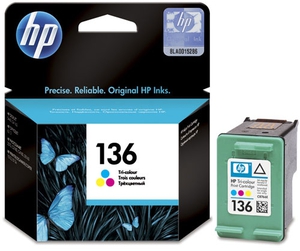 Картридж HP (Hewlett-Packard) C9361HE (№136), оригинальный, CMY (цветной), ресурс 175 стр., цена — 1970 руб.
