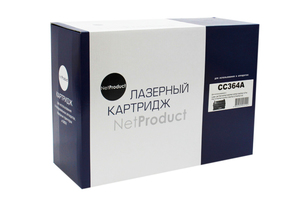 Картридж NetProduct N-CC364A, black (черный), ресурс 10000 стр., для HP LaserJet P4014/dn/n; P4015/dn/n/tn/x; P4515/n/tn/x/xm