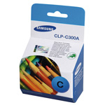 Картридж Samsung CLP-C300A, оригинальный, cyan (голубой), ресурс 1000 стр.
