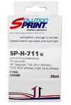 Картридж SolutionPrint SP-H-711 IC, cyan (голубой), ресурс 26мл