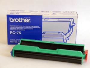 Картридж с термопленкой Brother PC-75, оригинальный, ресурс 144, цена — 2060 руб.