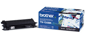 Тонер-картридж Brother TN-135BK, оригинальный, black (черный), ресурс 5000 стр., цена — 13650 руб.
