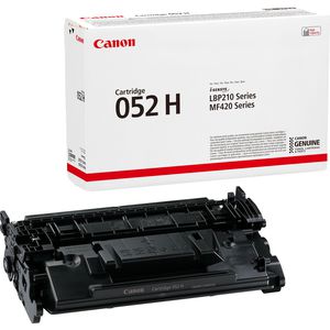 Картридж Canon 052H BK [2200C002], black (черный), ресурс 9200 стр., для Canon i-SENSYS LBP212dw/214dw/215x; MF421dw/426dw/428x/429x