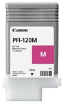 Картридж Canon PFI-120M [2887C001], оригинальный, magenta (пурпурный), объем 130 мл., для Canon imagePROGRAF TM-200/205/300/305