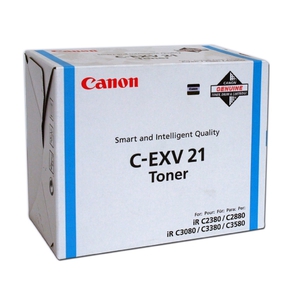 Тонер-картридж CANON C-EXV21 C [0453B002], оригинальный, cyan (голубой), ресурс 14000, для Canon imageRUNNER C2380/C2880/C3080/C3380/C3580