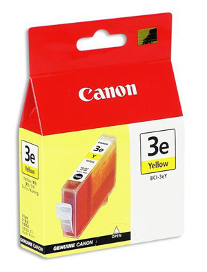 Картридж Canon BCI-3eY [4482A002], оригинальный, yellow (желтый), ресурс 390, цена — 830 руб.