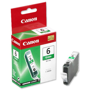 Картридж Canon BCI-6G [9473A002], оригинальный, green (зеленый), ресурс 2300, цена — 790 руб.