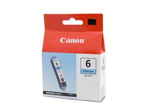 Картридж Canon BCI-6PC [4709A002], оригинальный, cyan photo (голубой фото), ресурс 270, цена — 1140 руб.