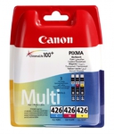 Набор картриджей Canon CLI-426 CMY [4557B006], оригинальный, multipack (набор), ресурс 446