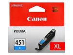 Картридж Canon CLI-451XL C [6473B001], оригинальный, cyan (голубой), ресурс 695 стр., для Canon PIXMA IP7240/8740; PIXMA MG5440/5540/6340/6440/7140
