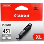 Картридж Canon CLI-451XL GY [6476B001], оригинальный, gray (серый), ресурс 3350 стр., для Canon PIXMA MG6340/7140