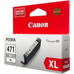 Картридж Canon CLI-471GY XL [0350C001], оригинальный, gray (серый), ресурс 290 стр., для Canon PIXMA MG7740, TS8040, TS9040