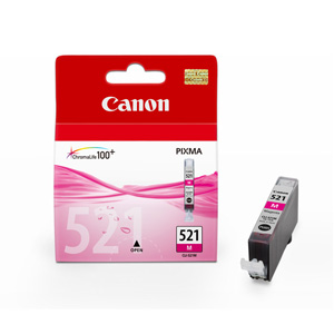 Картридж Canon CLI-521M [2935B004], оригинальный, magenta (пурпурный), ресурс 447, цена — 2680 руб.