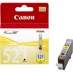 Картридж Canon CLI-521Y [2936B004], оригинальный, yellow (желтый), ресурс 446, цена — 10 руб.
