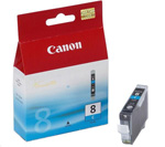 Картридж Canon CLI-8C [0621B024], оригинальный, cyan (голубой), ресурс 498