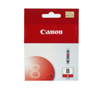 Картридж Canon CLI-8R [0626B001], оригинальный, red (красный), ресурс 450