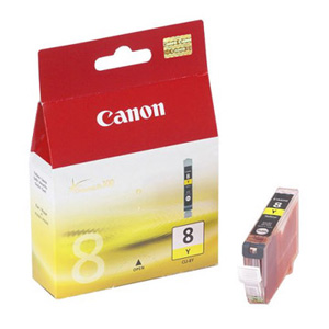 Картридж Canon CLI-8Y [0623B024], оригинальный, yellow (желтый), ресурс 498, цена — 2420 руб.