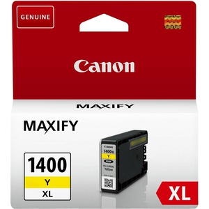 Картридж Canon PGI-1400XL Y [9204B001], оригинальный, yellow (желтый), ресурс 935 стр., для Canon MAXIFY MB2040/2140/2340/2740