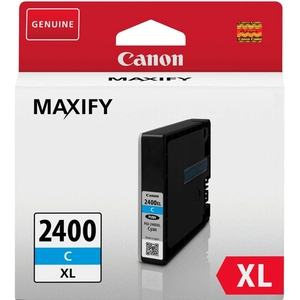 Картридж Canon PGI-2400XL C [9274B001], оригинальный, cyan (голубой), ресурс 1755 стр., для Canon MAXIFY MB5040/MB5140/MB5340/MB5440; iB4040/iB4140