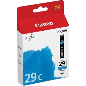 Картридж Canon PGI-29C [4873B001], оригинальный, cyan (голубой), ресурс 10x15 (1800 ф.), A3 (230 ф.), цена — 3990 руб.