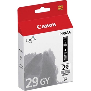Картридж Canon PGI-29GY [4871B001], оригинальный, gray (серый), ресурс 10x15 (790 ф.), A3 (179 ф.), цена — 3990 руб.