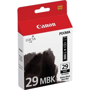 Картридж Canon PGI-29MBK [4868B001], оригинальный, black matte (черный матовый), ресурс 10x15 (1345 ф.), A3 (505 ф.), цена — 10 руб.