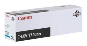 Картридж Canon C-EXV17 C [0261B002], оригинальный, cyan (голубой), ресурс 30000, цена — 21500 руб.
