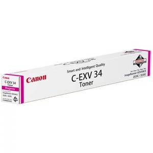 Тонер-картридж Canon C-EXV34M [3784B002], оригинальный, magenta (пурпурный), ресурс 19000 стр., для Canon iR ADVANCE C2020/ C2025/ C2030/ C2220/ C2225/ C2230