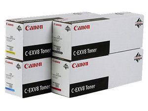 Картридж Canon C-EXV8 Y [7626A002], оригинальный, yellow (желтый), ресурс 25000, цена — 10 руб.