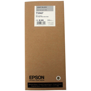 Картридж Epson C13T596700 (T5967), оригинальный, light black (серый), 350 мл., для Epson Stylus Pro 7890/7900/9890/9900; WT7900