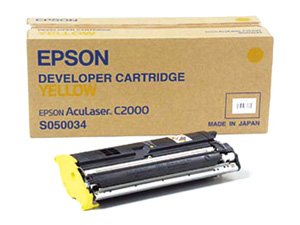 Картридж Epson C13S050034, оригинальный, yellow (желтый), ресурс 6000 стр., цена — 16900 руб.