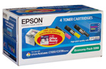 Картридж Epson C13S050268, оригинальный, multipack (набор), ресурс bk-4000, CMY-по 1500