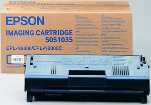 Картридж Epson C13S051035, оригинальный, black (черный), ресурс 10000 стр., для Epson EPL-N2000