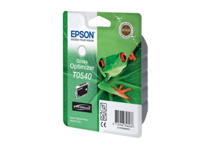 Картридж Epson C13T05404010 (T0540), оригинальный, gloss optimizer (глянец), ресурс 400, цена — 1320 руб.