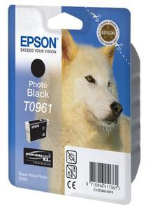 Картридж Epson C13T09614010 (T0961), оригинальный, black photo (черный фото), ресурс ?, цена — 1900 руб.