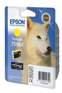 Картридж Epson C13T09644010 (T0964), оригинальный, yellow (желтый), ресурс 890, цена — 2700 руб.