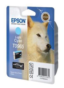 Картридж Epson C13T09654010 (T0965), оригинальный, cyan light (светло-голубой), ресурс 865, цена — 1900 руб.