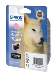 Картридж Epson C13T09664010 (T0966), оригинальный, magenta light (светло-пурпурный), ресурс 835, цена — 2700 руб.