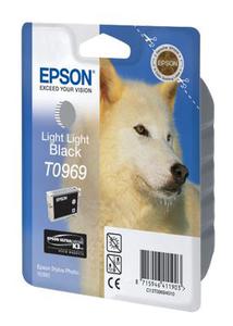 Картридж Epson C13T09694010 (T0969), оригинальный, black light light (светло-серый), ресурс 6065, цена — 1900 руб.