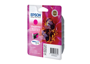 Картридж Epson c13t10534a10/c13t07334a10, оригинальный, magenta (пурпурный), ресурс 270, цена — 1460 руб.