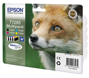 Набор картриджей Epson C13T12854010 (T1285), оригинальный, multipack (набор), ресурс ?, цена — 4170 руб.