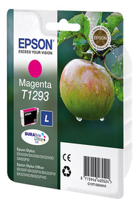 Картридж Epson C13T12934010 (T1293), оригинальный, magenta (пурпурный), ресурс 330 стр., цена — 2650 руб.